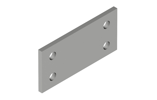 Cap Plate D: 210mm x 100mm with 4 Holes