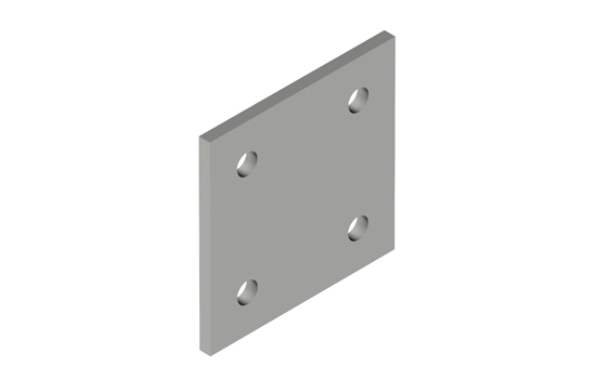 Base Plate A: 200mm x 200mm x 12mm