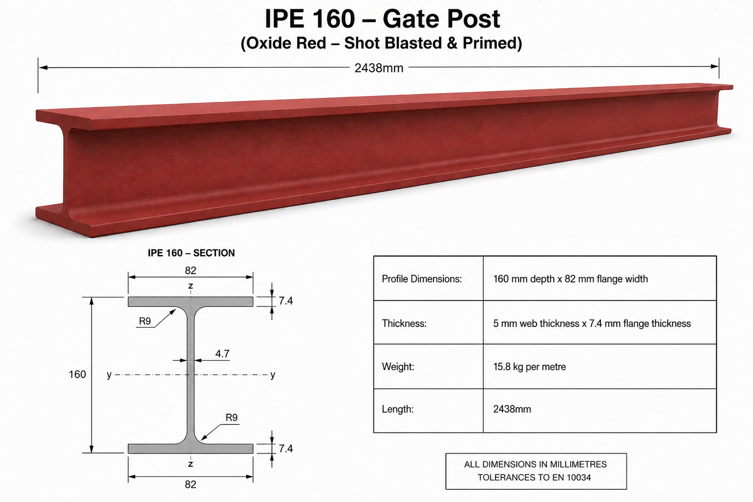 IPE160SBGatePost