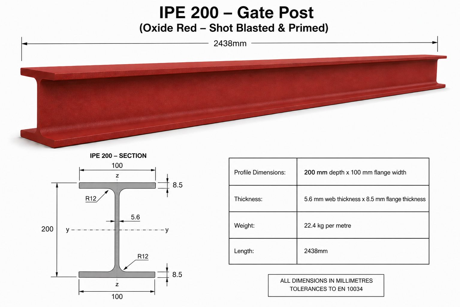 IPE200SBGatePost